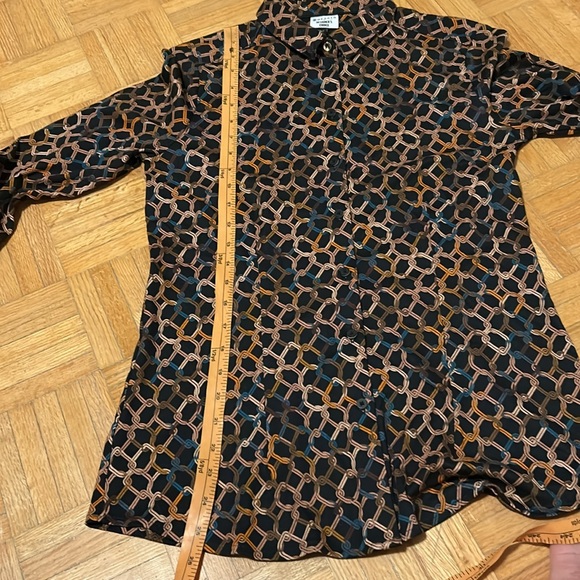 Desoto Geometric Patterned Button-Up Shirt - Picture 4 of 8